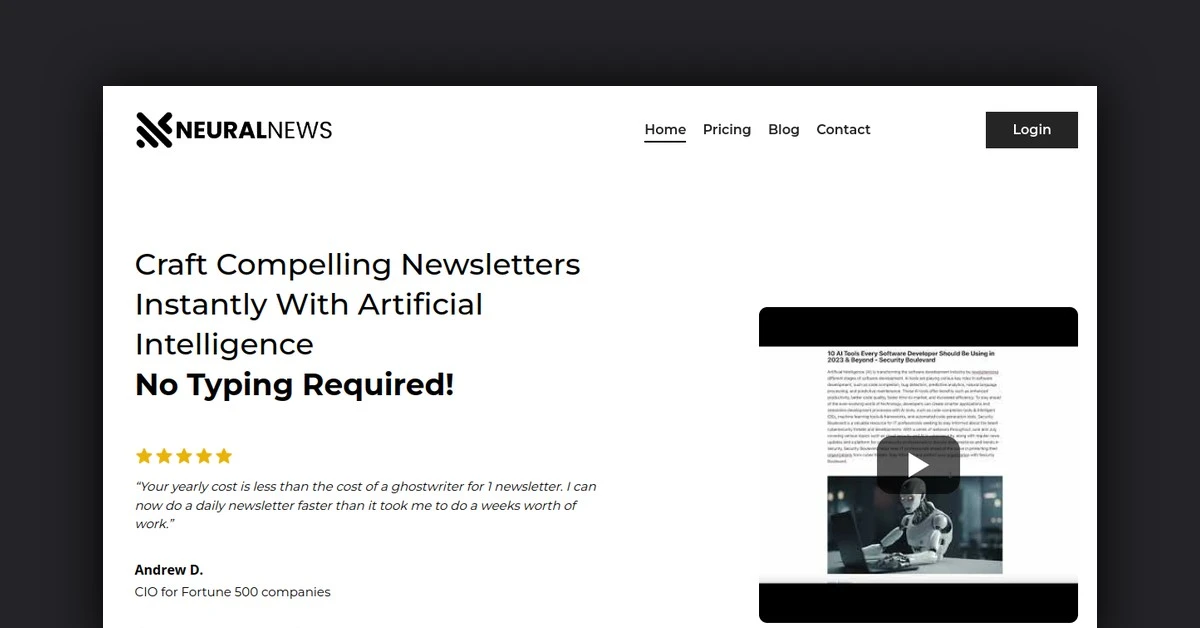 Neural Newsletters