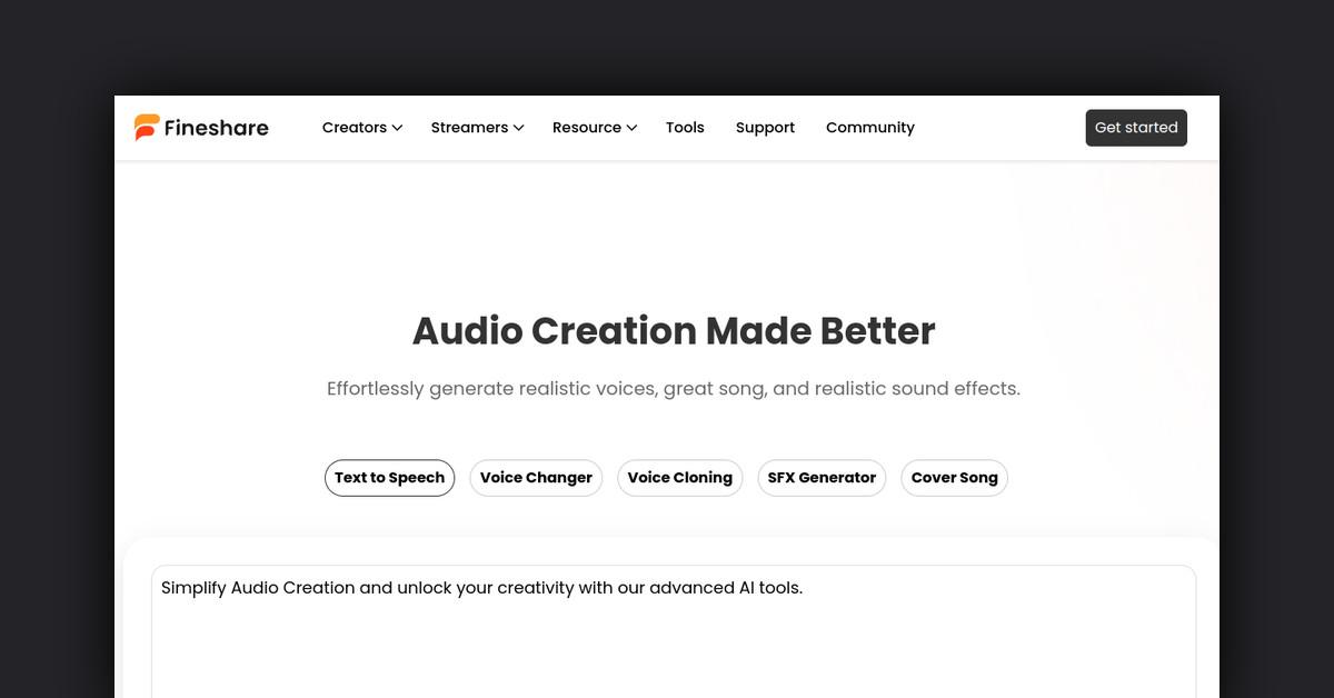 FineShare Voice Changer