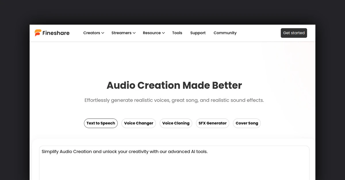 FineShare Voice Changer