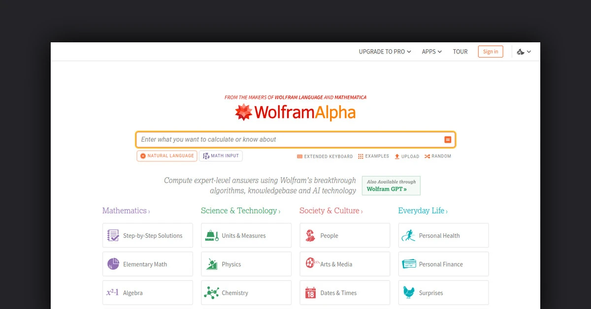 Wolframalpha