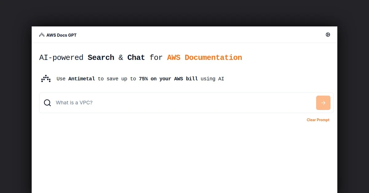 AWS Docs GPT