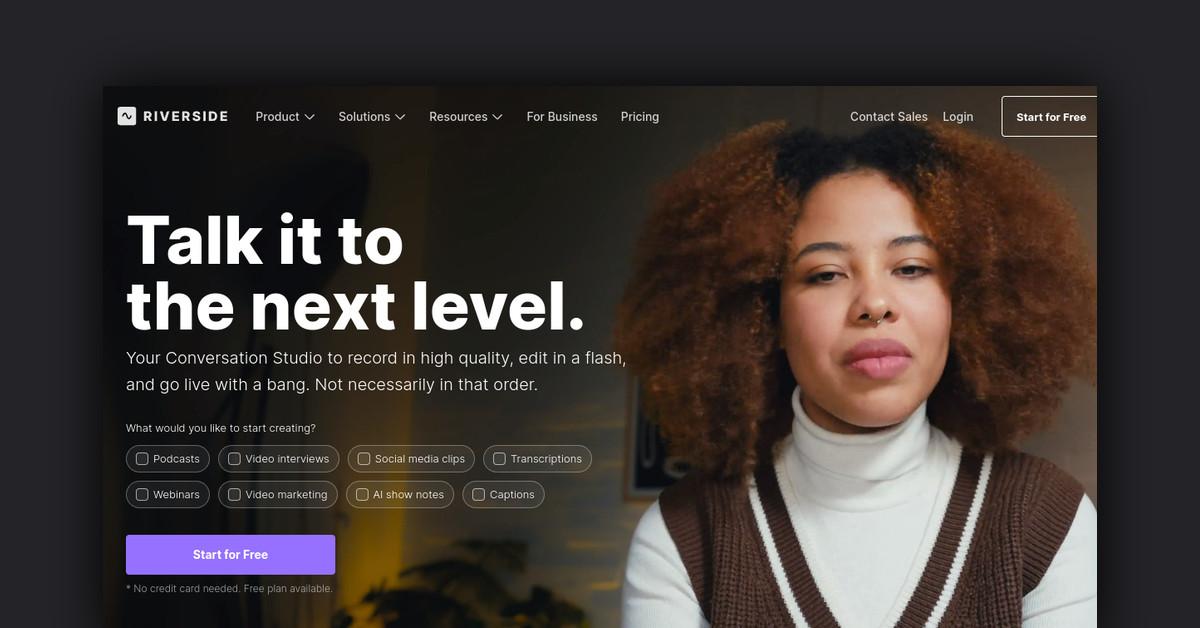 AI Transcriptions by Riverside