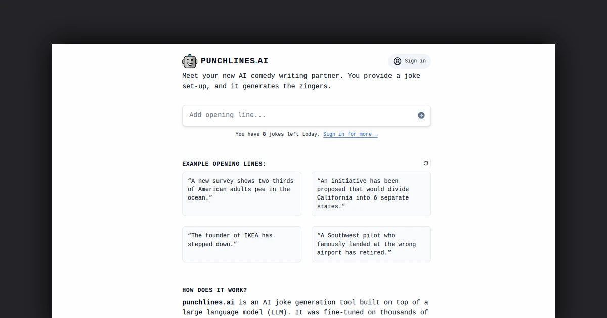 Punchlines