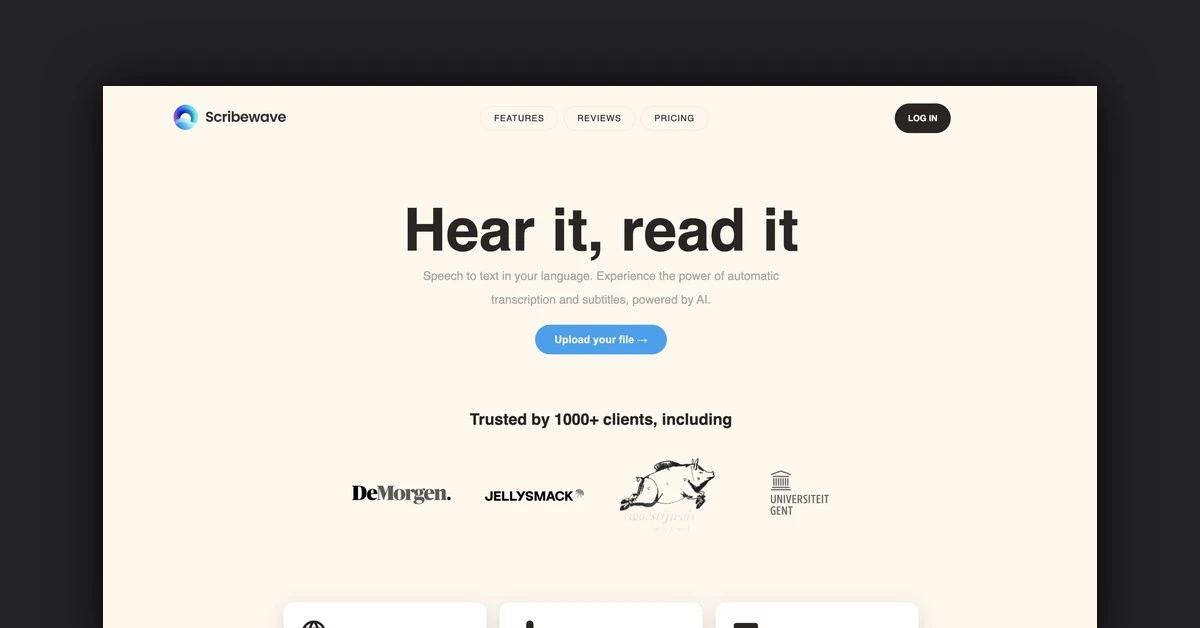 Scribewave