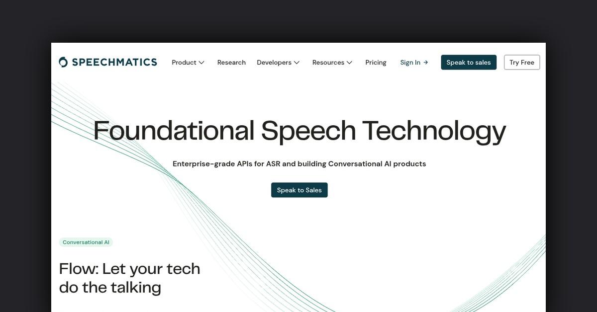Speechmatics