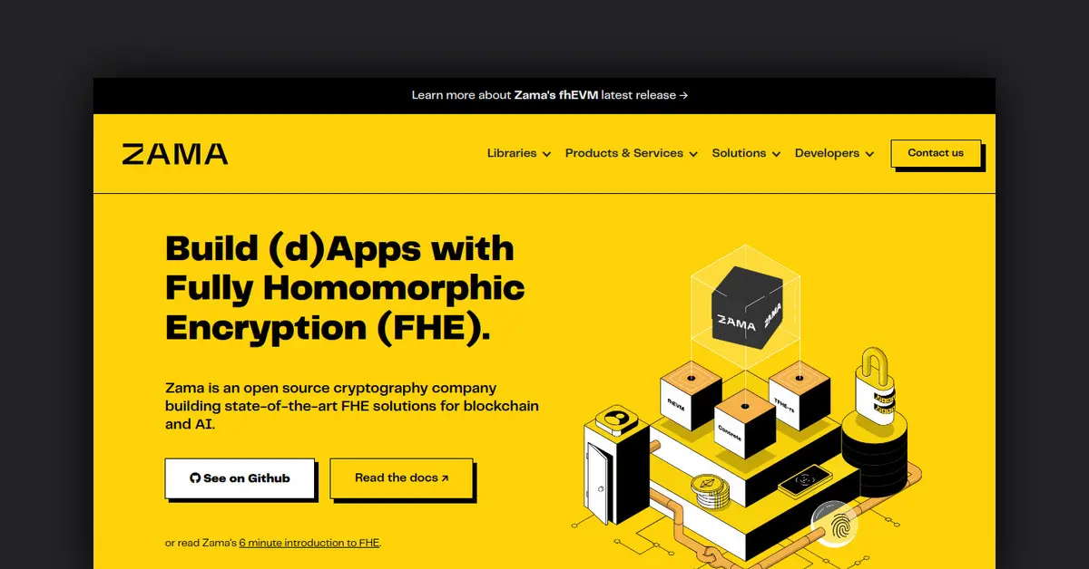 Zama: Pioneering Fully Homomorphic Encryption for Unparalleled