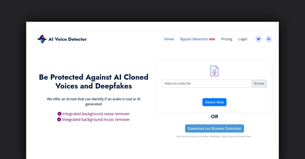 AI Voice Detector