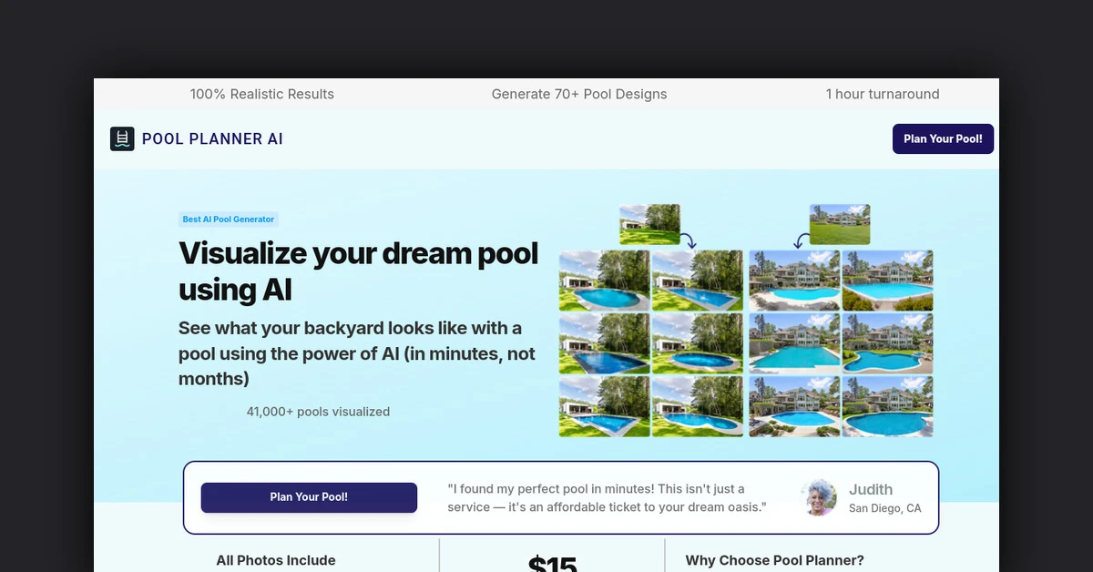 Pool Planner AI