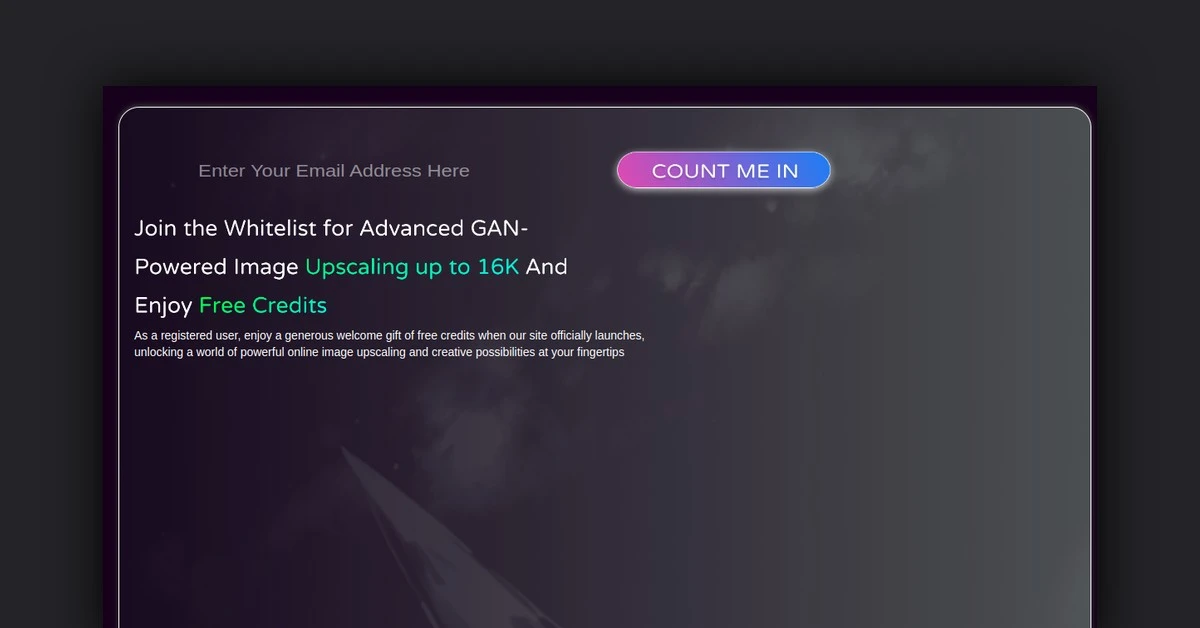 AI Powered Image Upscaler