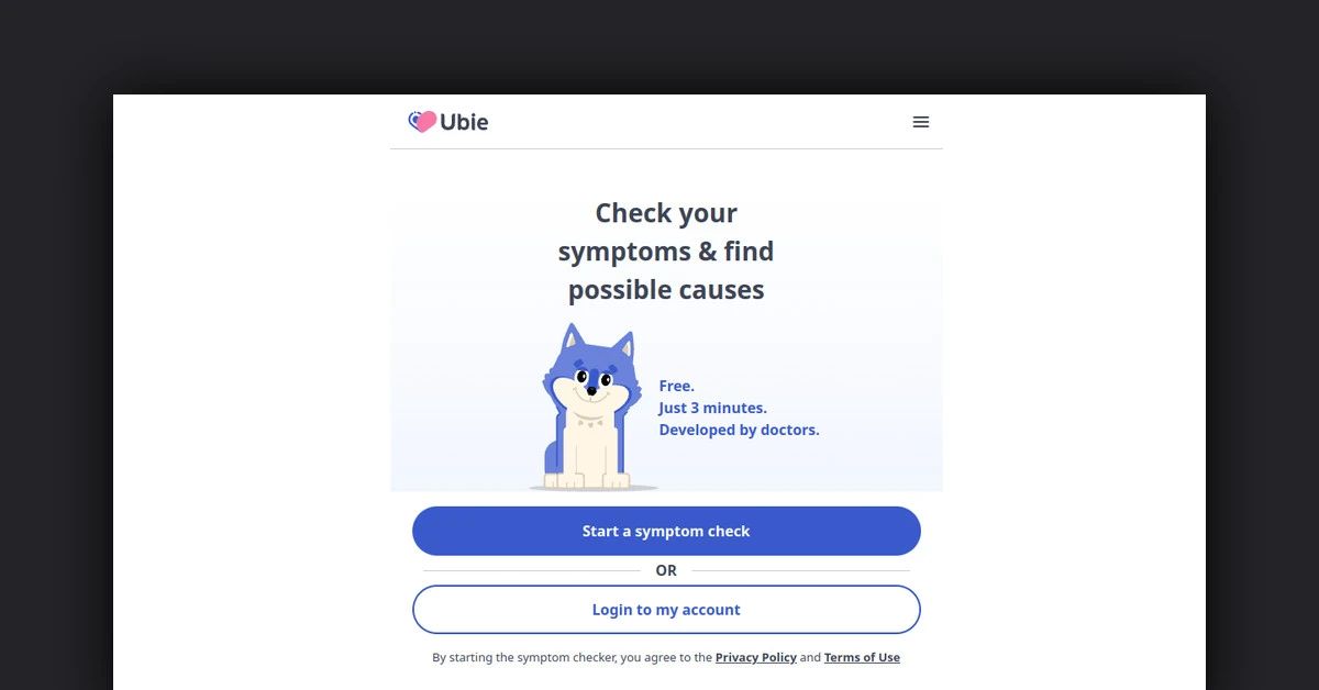 Ubie AI Symptom Checker