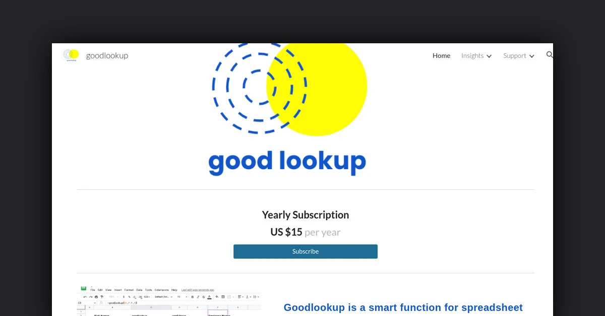 Goodlookup