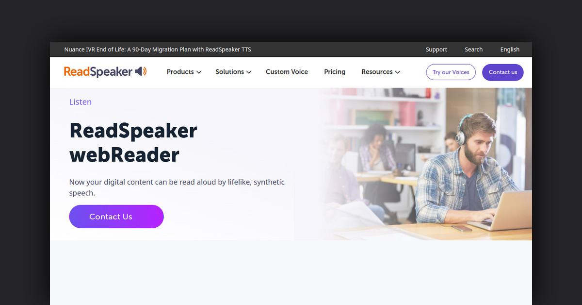 ReadSpeaker WebReader