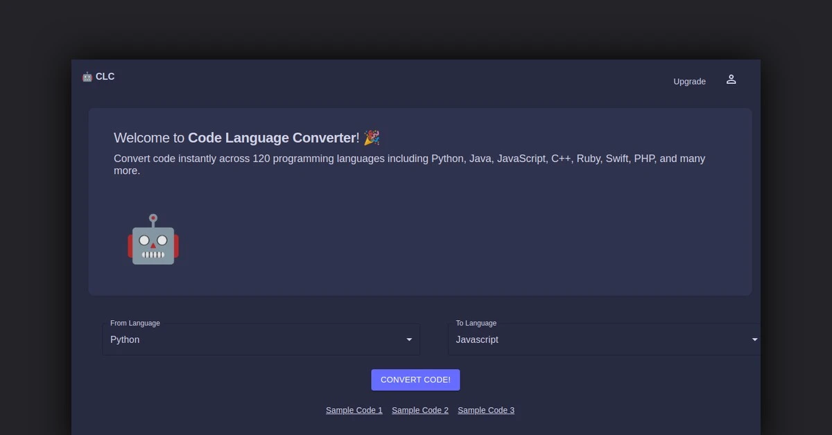 Code Language Converter