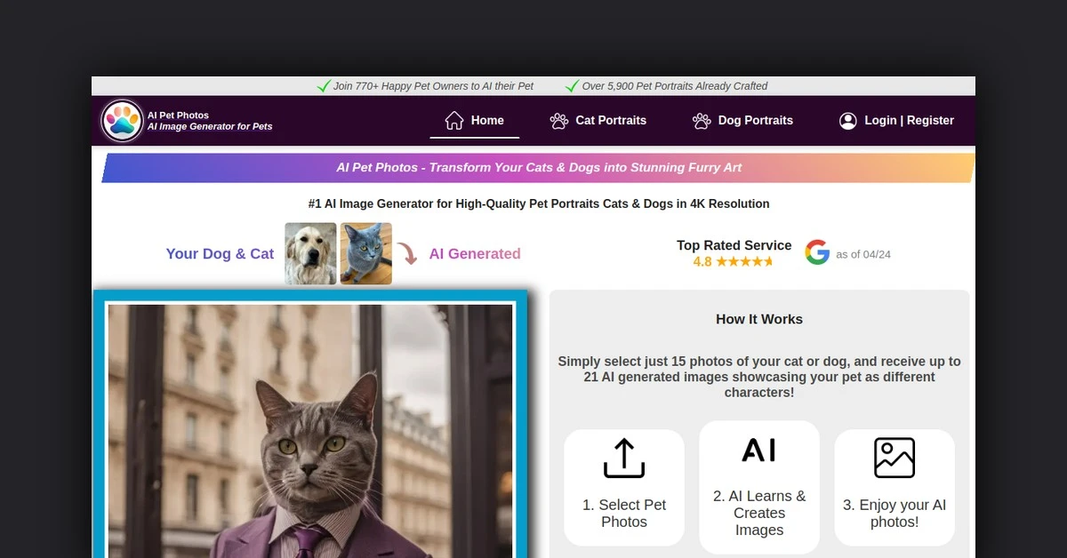 AI Pet Photos