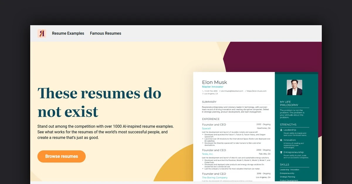 This Resume Does Not Exist