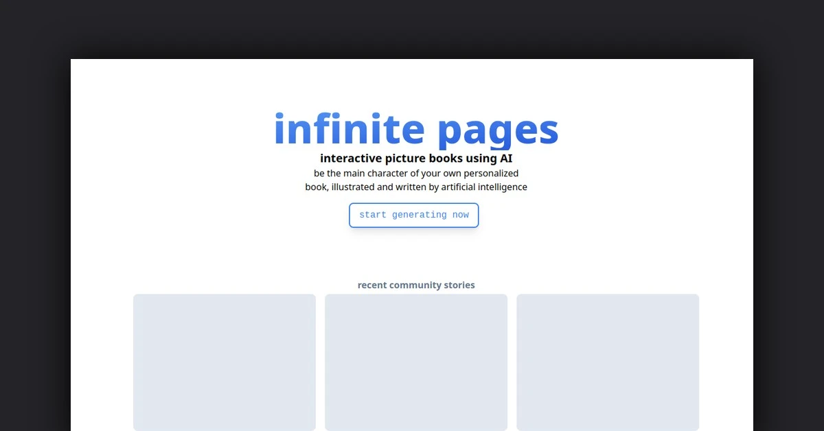 Infinite Pages