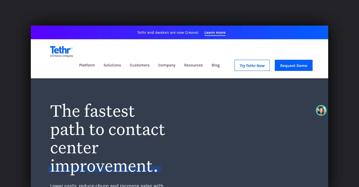 Creovai, Inc. (Formerly Tethr)