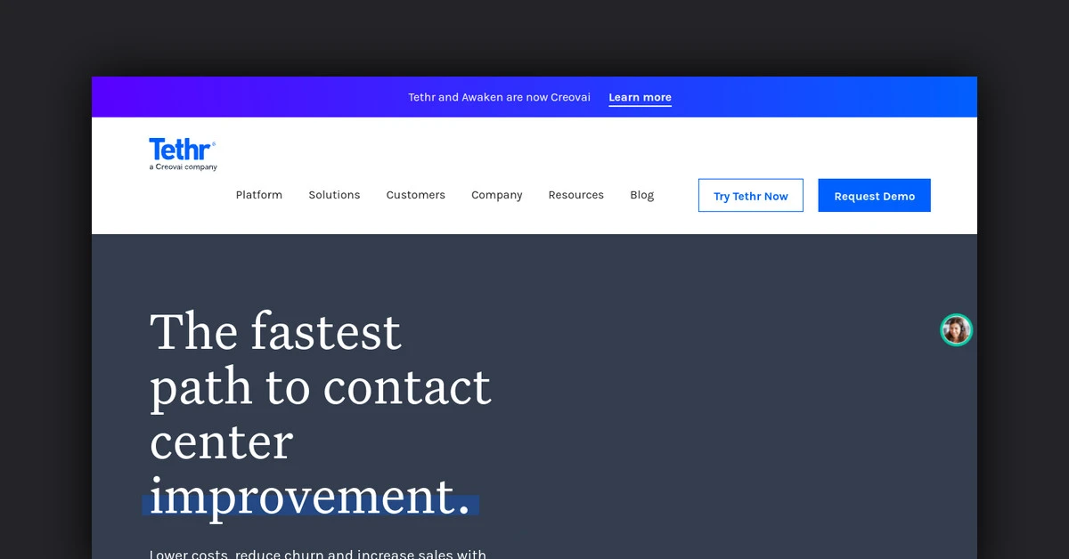 Creovai, Inc. (Formerly Tethr)