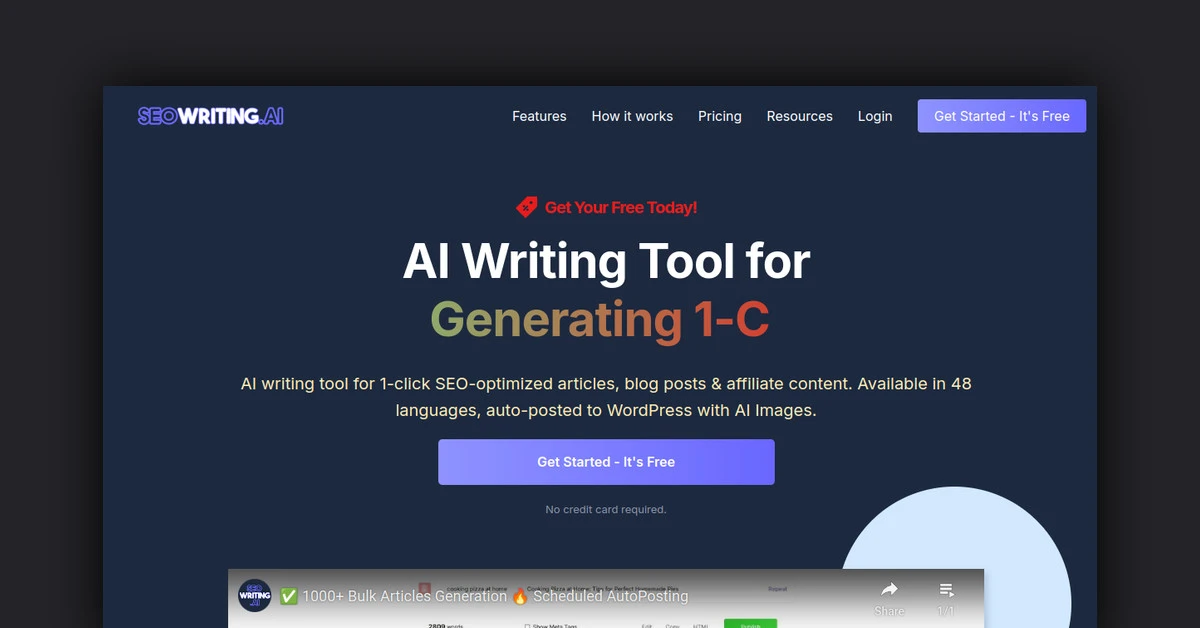 SEO Writing AI