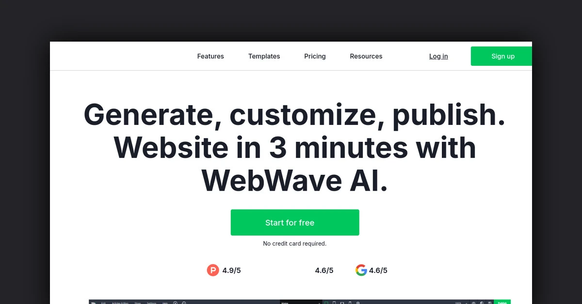 WebWave AI Website Builder