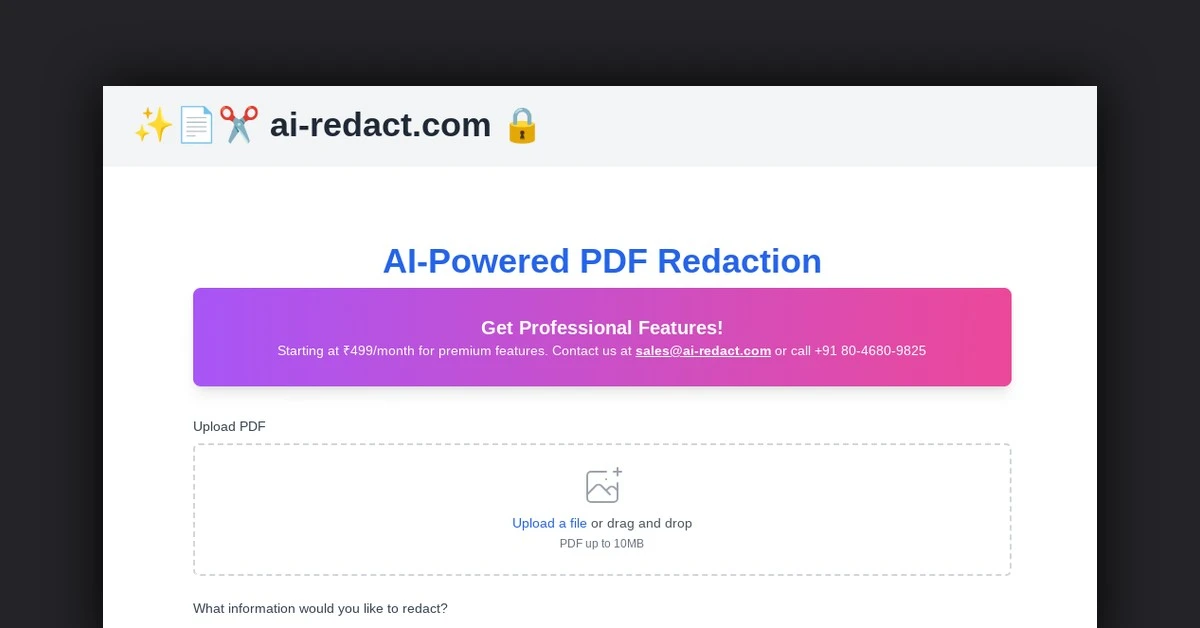 AI-Redact
