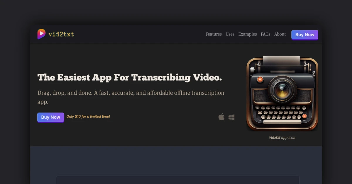 Vid2txt