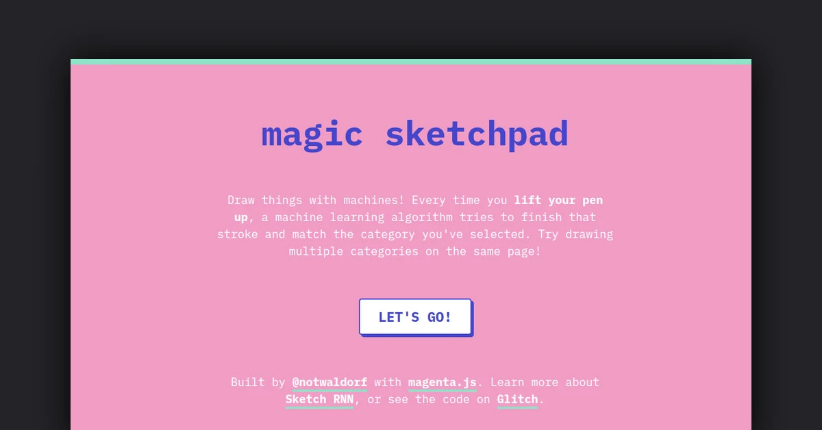 Magic Sketchpad