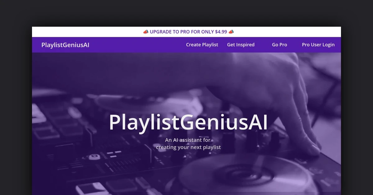 Playlist Genius