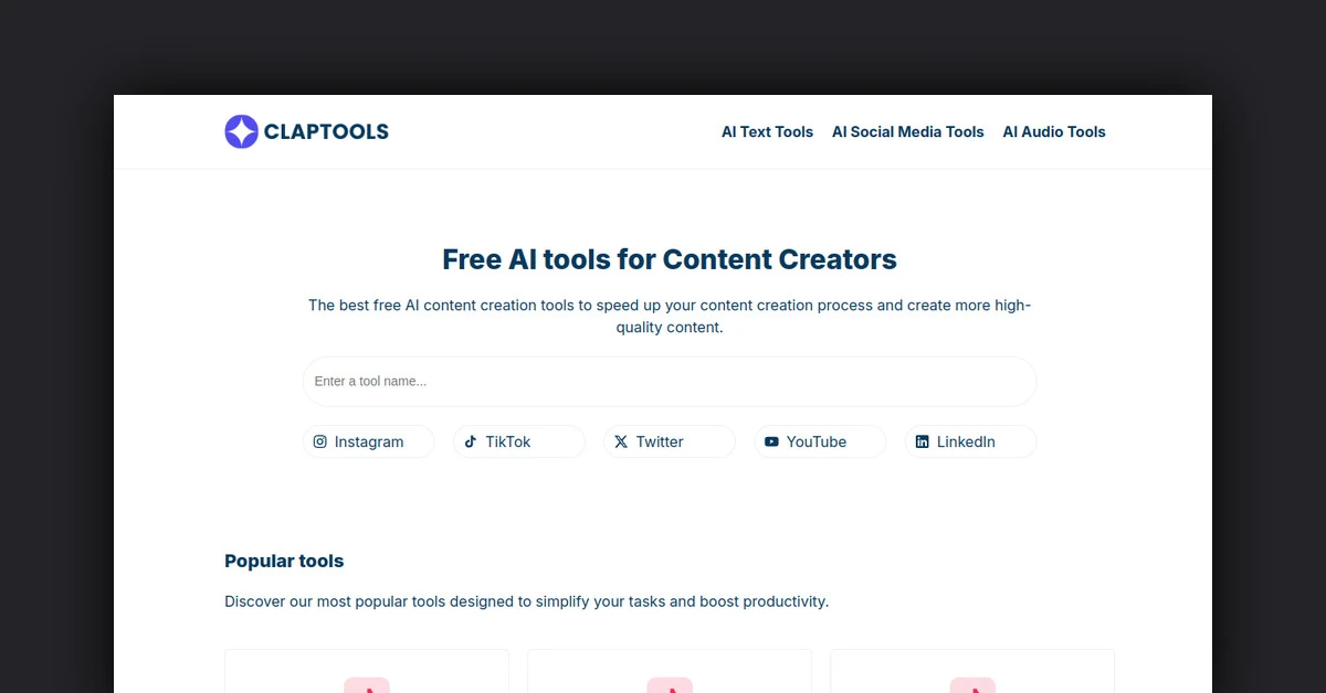 Claptools