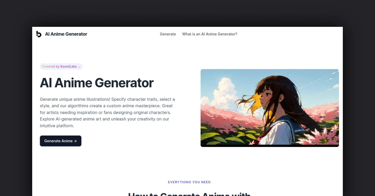 AI Anime Generator