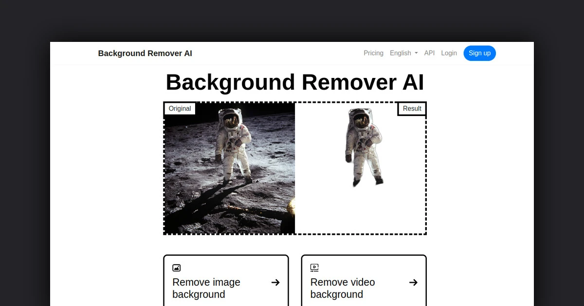 Background remover AI
