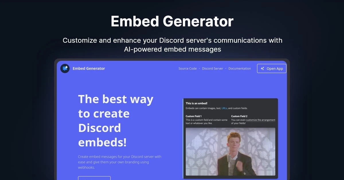 Embed Generator