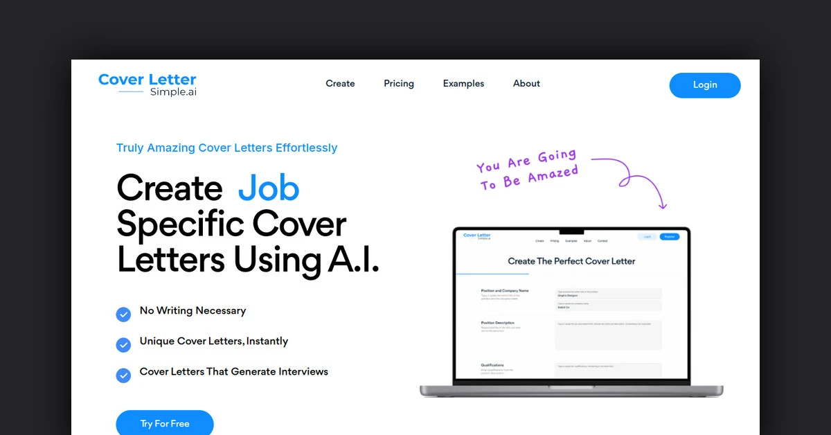 CoverLetterSimple