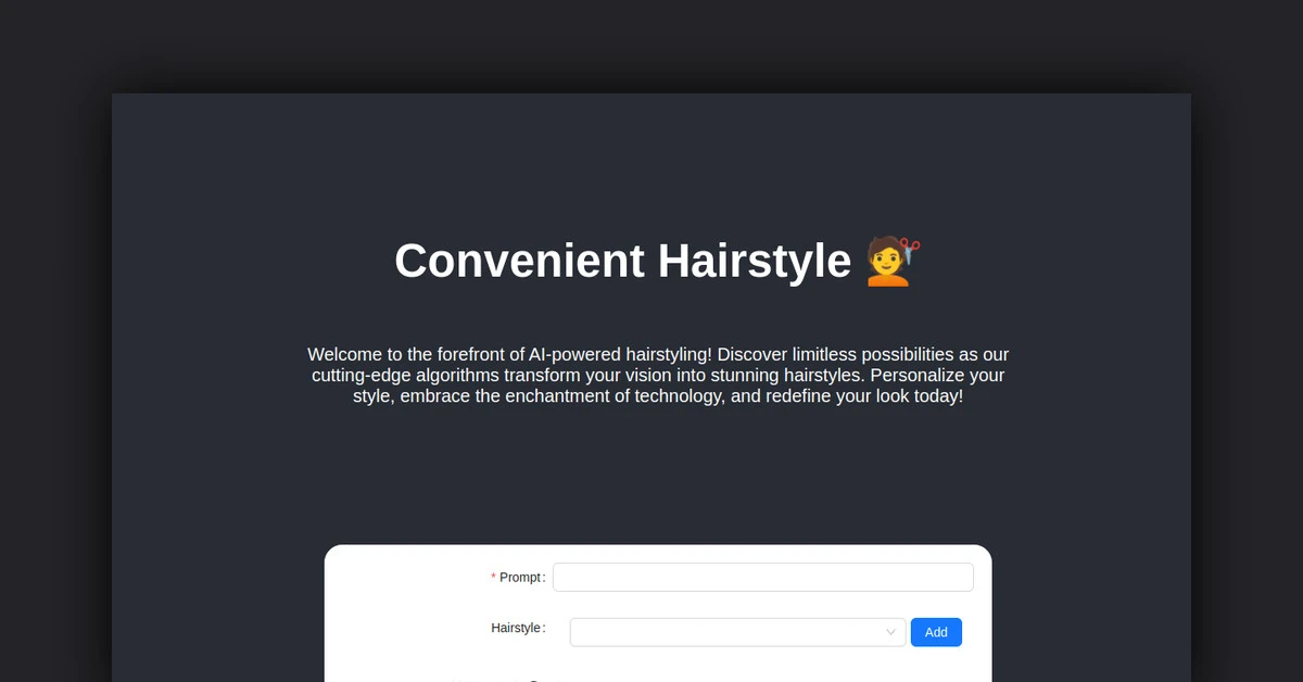 Convenient Hairstyle
