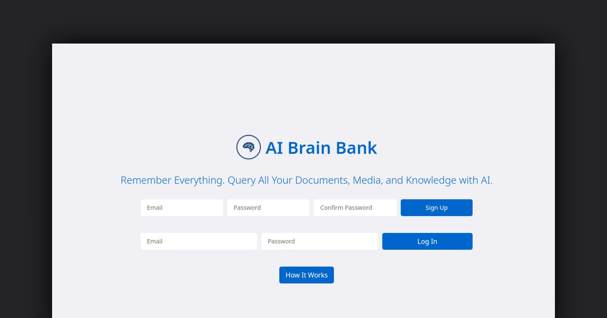 AI brain bank