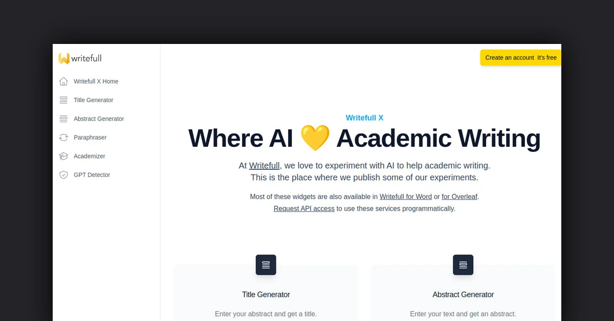 Writefull Academizer