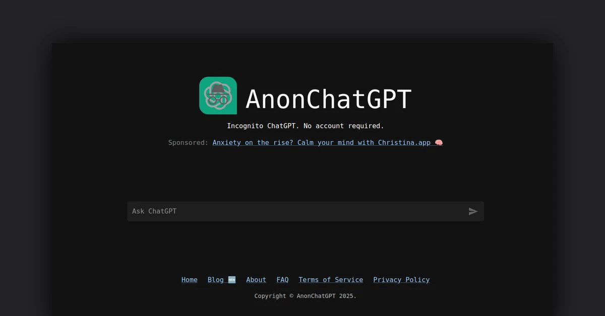 Anonchatgpt