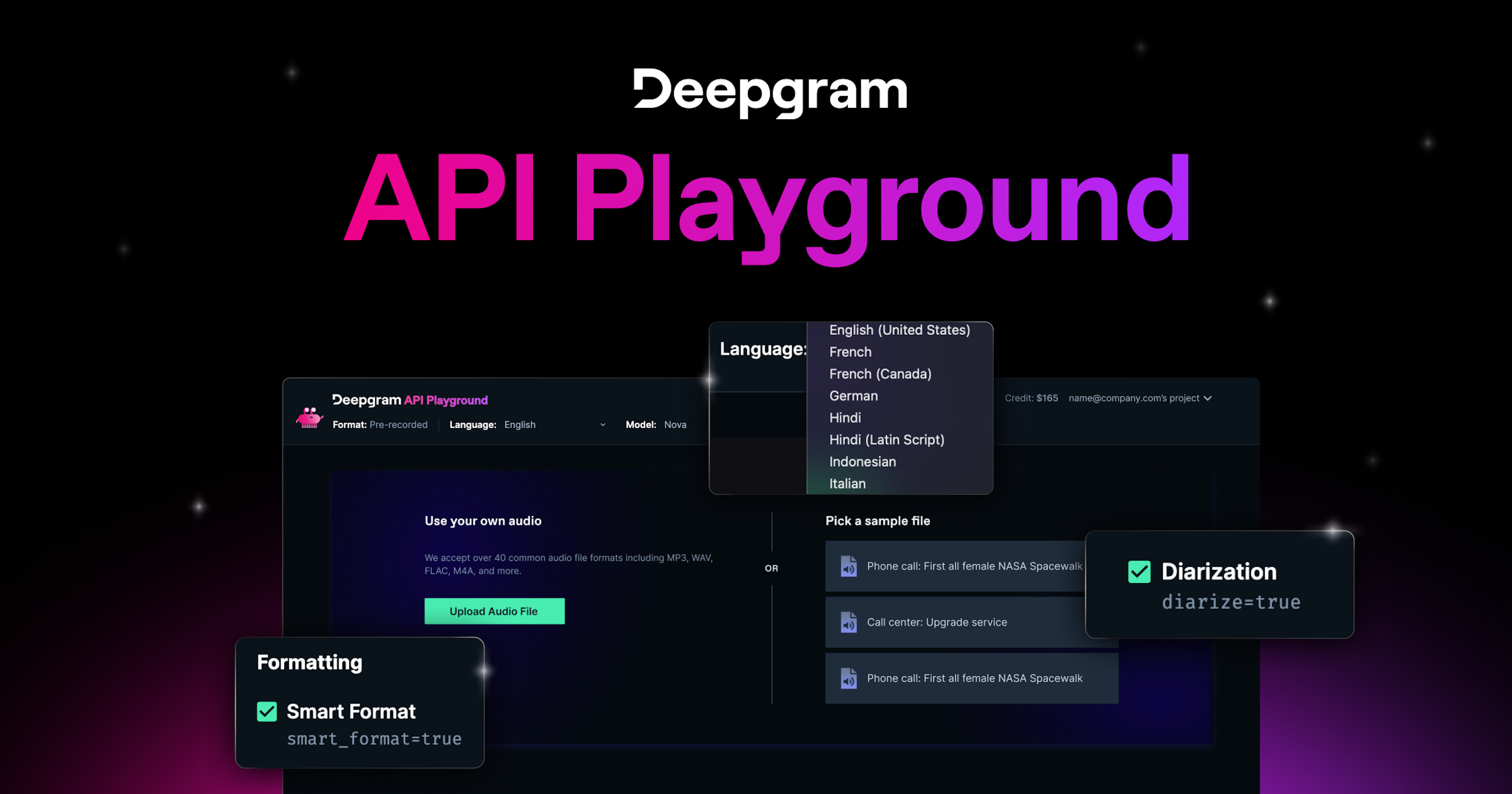 Try Free API Playground