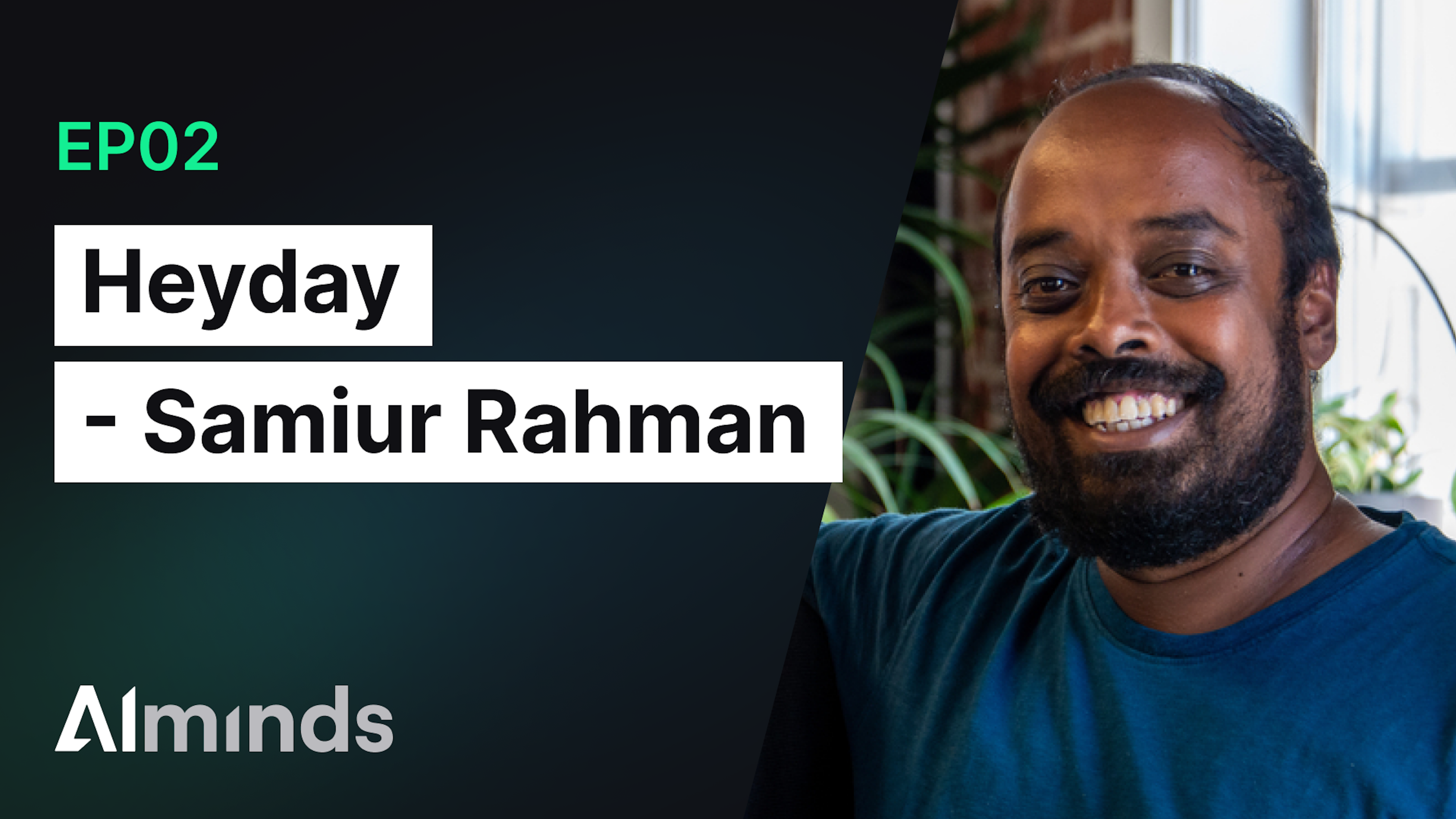 AIMinds #002 | Samiur Rahman, CEO & Founder at HeyDay