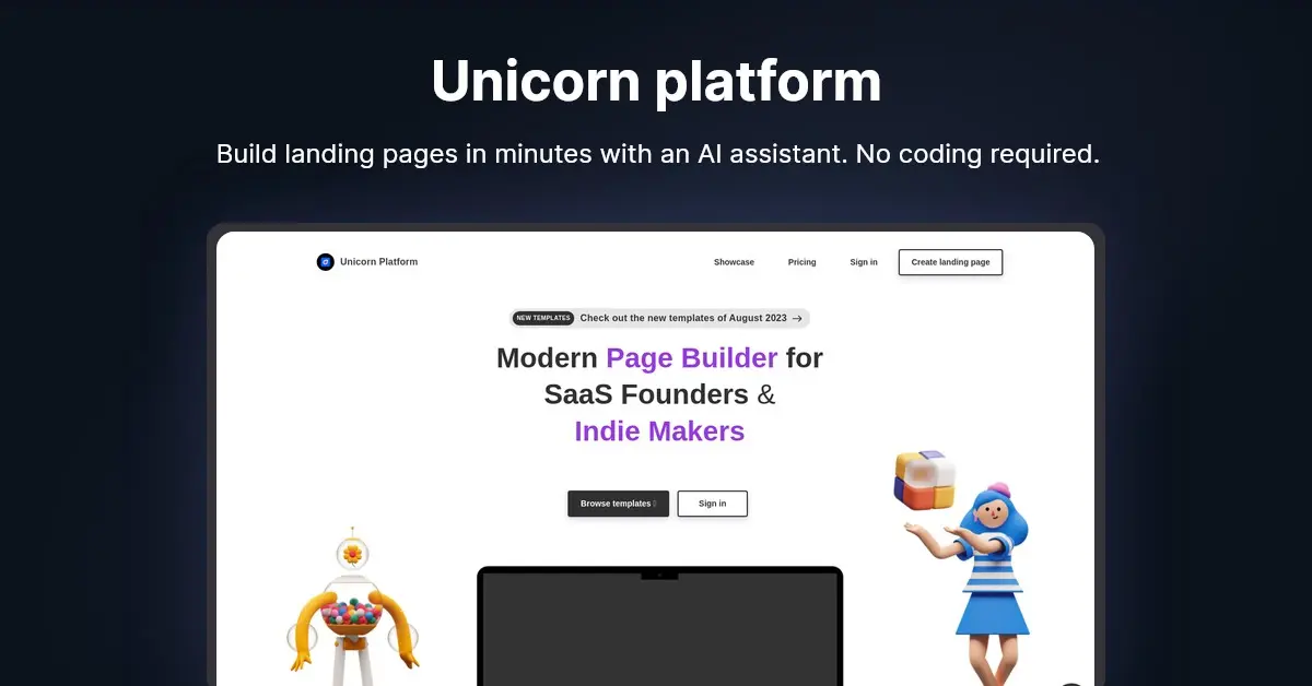 Unicorn Platform AI Website Builder for Startups & Makers Deepgram