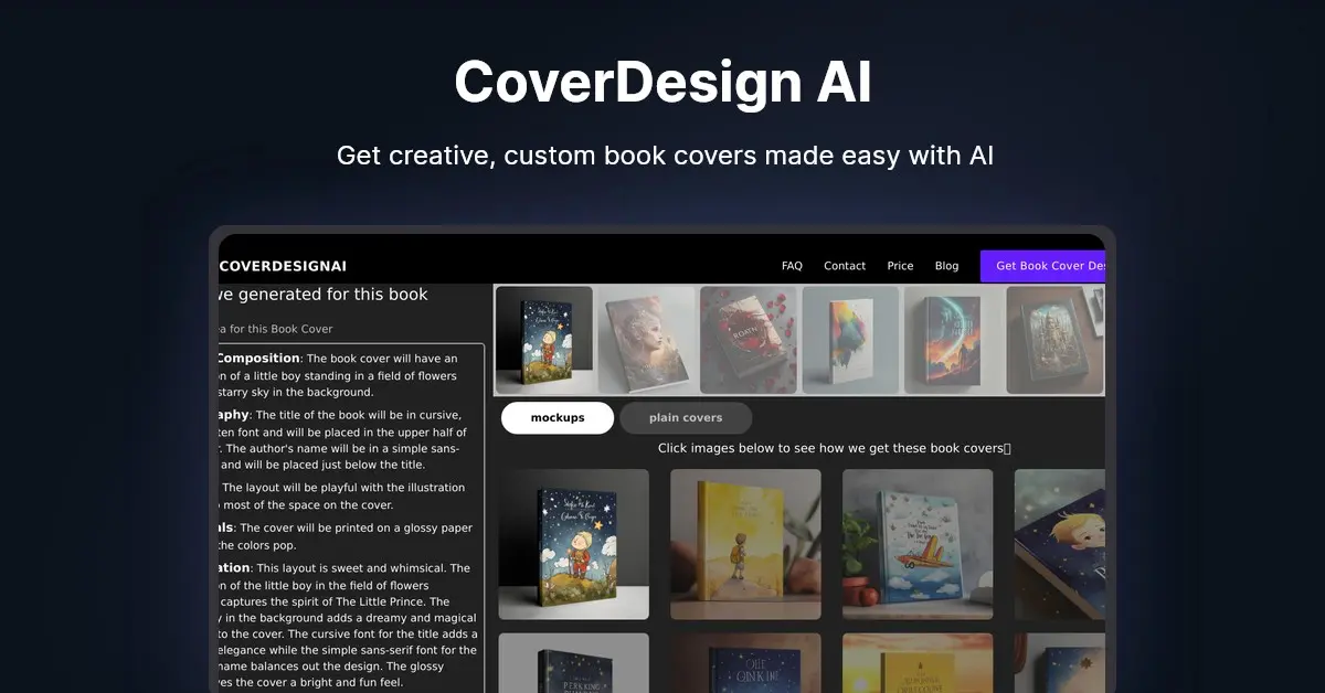 CoverDesignAI: AI-Powered Book Cover Designs | Deepgram