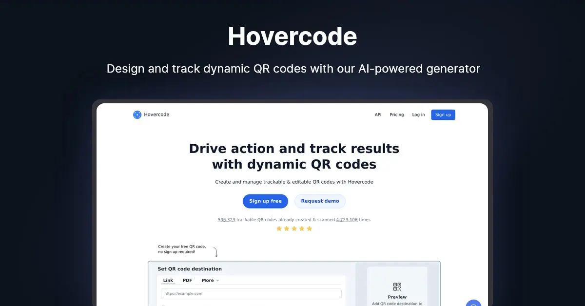 Hovercode: Easily Create Custom, Trackable QR Codes | Deepgram
